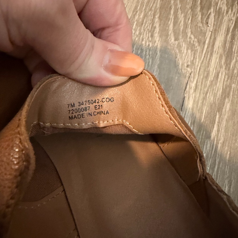 Frye Tan Leather Rowen Slip On Ankle Booties - Picture 5 of 5